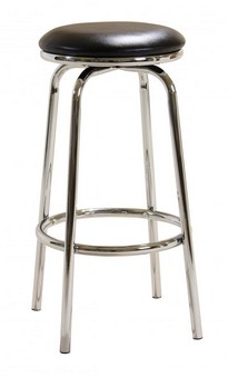 Bar Stool Chrome Swivel No Back BM-010P